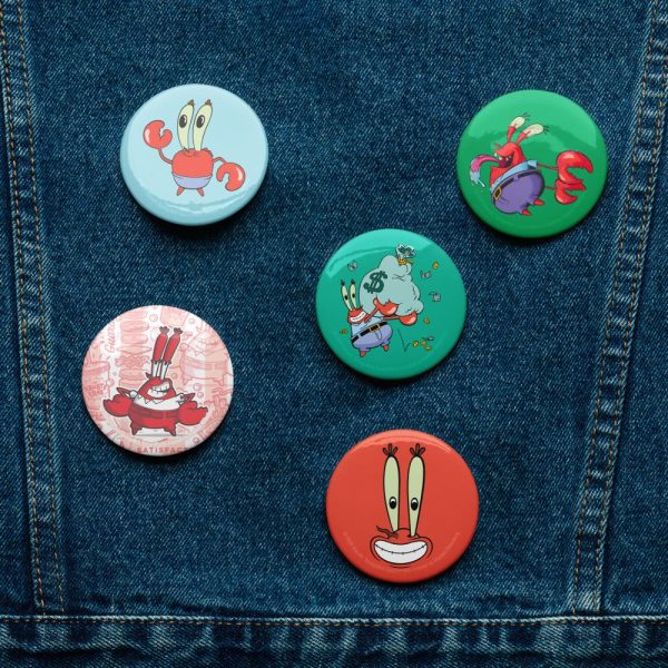 Spongebob Squarepants Mr. Krabs Pin Set Online now - Image 2