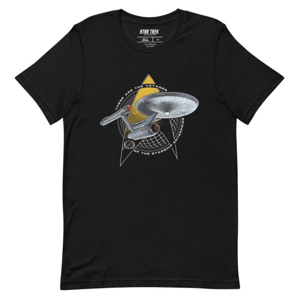 Star Trek: The Original Series These Are The Voyages Unisex T-Shirt Fashion - Image 3