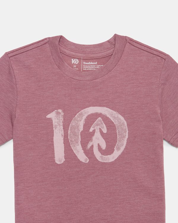 Kids Watercolour Ten T-Shirt Online Sale - Image 2
