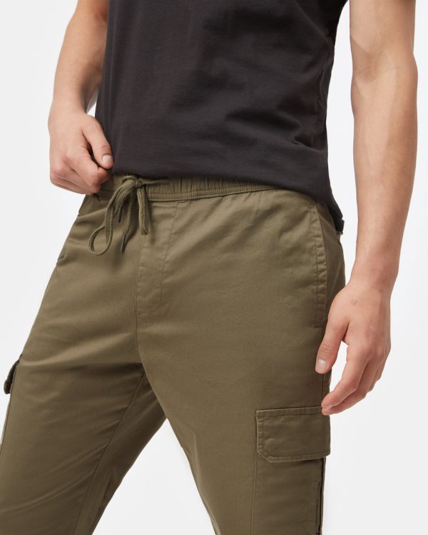 Stretch Twill Cargo Pull On Jogger For Cheap - Image 3