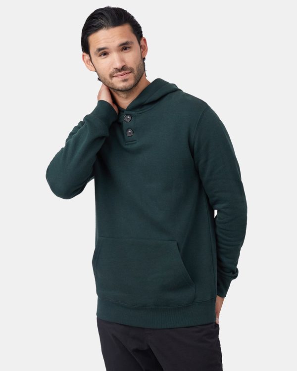 Treefleece 1 4 Button Hoodie For Sale