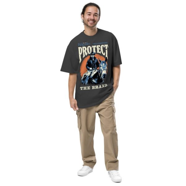 Yellowstone Rip Wheeler Protect The Brand Oversized T-Shirt Sale - Image 3
