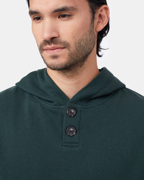 Treefleece 1 4 Button Hoodie For Sale - Image 2