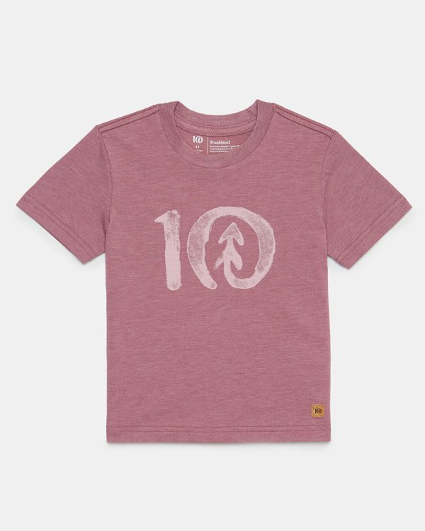 Kids Watercolour Ten T-Shirt Online Sale