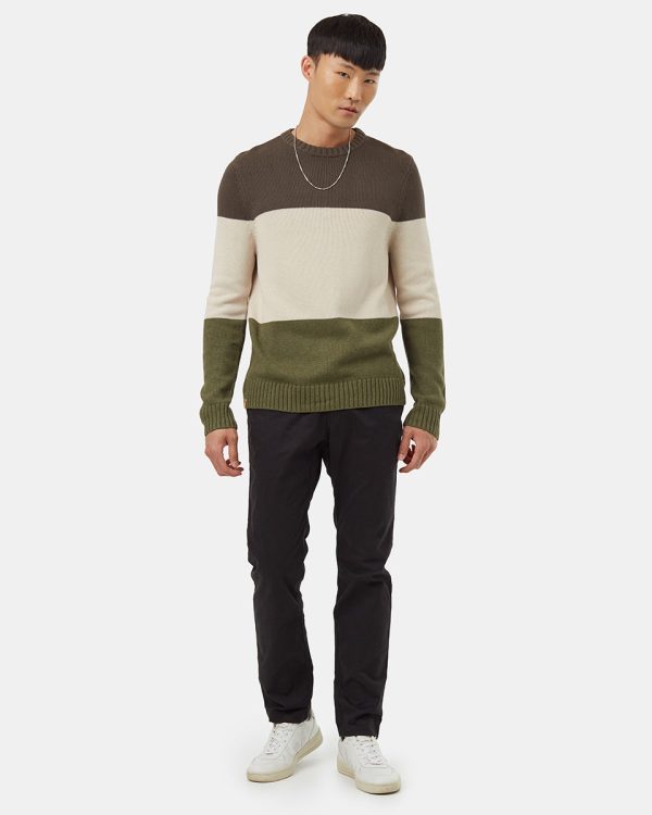 Highline Blocked Crew Sweater Online - Image 3