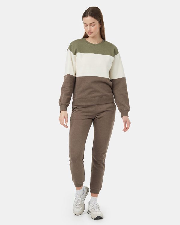 Treefleece Blocked Crew Online Sale
