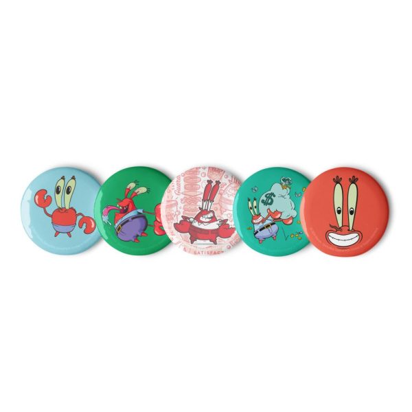 Spongebob Squarepants Mr. Krabs Pin Set Online now