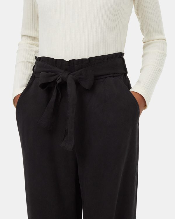 Paper Bag Tencel Pant For Cheap - Image 4